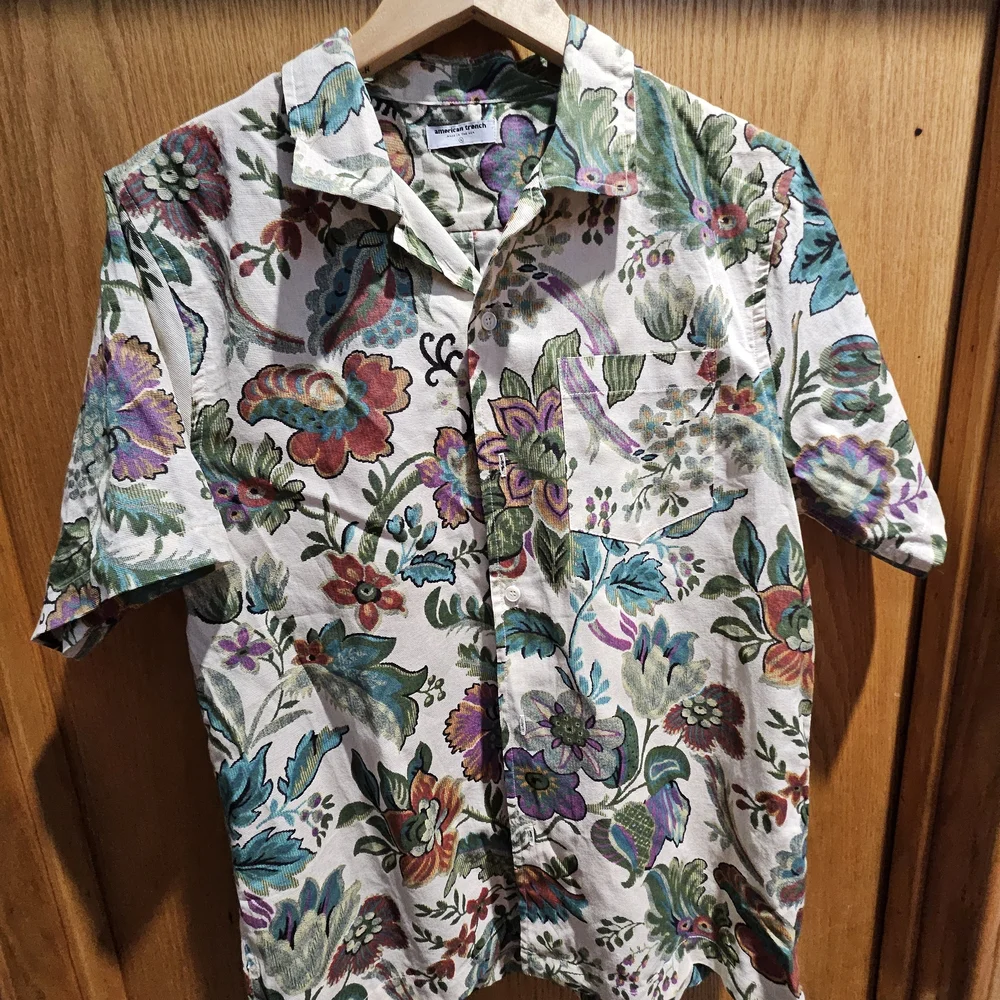 American Trench Linen Camp Collar Shirt - Picture 2 of 3